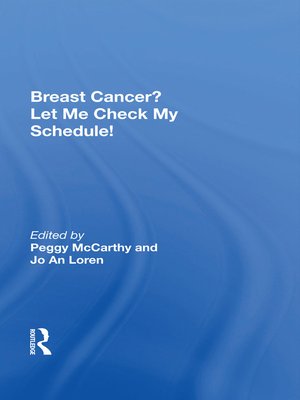 cover image of Breast Cancer? Let Me Check My Schedule!